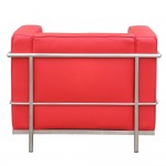 Fine Mod Imports Grand Lc3 Chair, Red