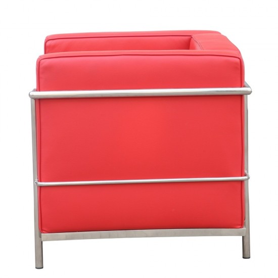 Fine Mod Imports Grand Lc3 Chair, Red