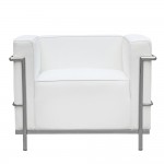 Fine Mod Imports Grand Lc3 Chair, White