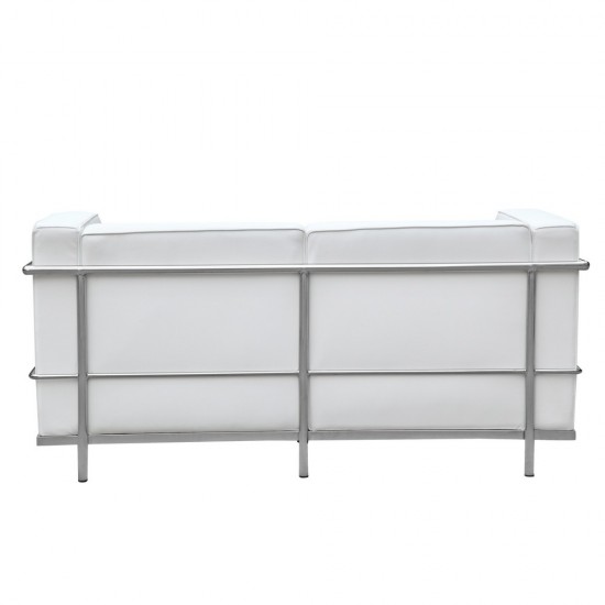 Fine Mod Imports Grand Lc3 Loveseat, White