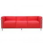 Fine Mod Imports Grand Lc3 Sofa, Red