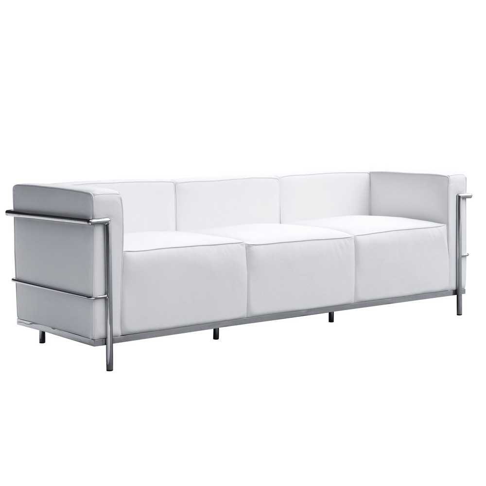 Fine Mod Imports Grand Lc3 Sofa, White Fine Mod Imports Grand Lc3 Sofa, White