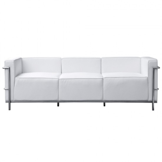 Fine Mod Imports Grand Lc3 Sofa, White
