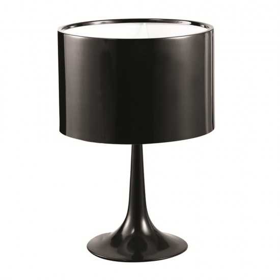 Fine Mod Imports Tulip Table Lamp, Black