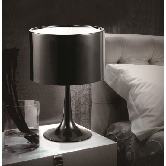 Fine Mod Imports Tulip Table Lamp, Black