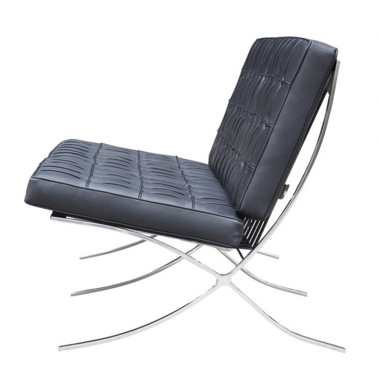 Fine Mod Imports Pavilion Sofa, Black