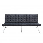 Fine Mod Imports Pavilion Sofa, Black