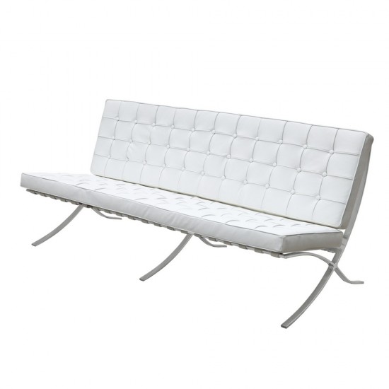 Fine Mod Imports Pavilion Sofa, White