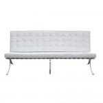 Fine Mod Imports Pavilion Sofa, White