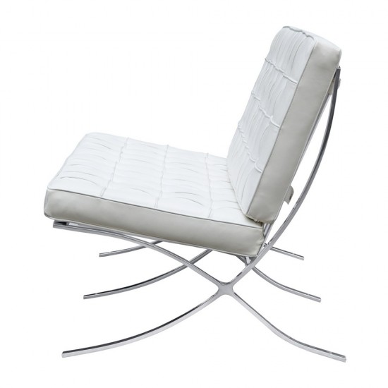 Fine Mod Imports Pavilion Loveseat, White