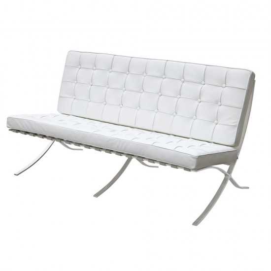 Fine Mod Imports Pavilion Loveseat, White