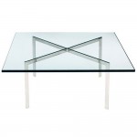 Fine Mod Imports Pavilion Coffee Table, Glass