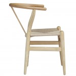 Fine Mod Imports Woodstring Dining Chair, Natural