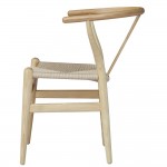 Fine Mod Imports Woodstring Dining Chair, Natural