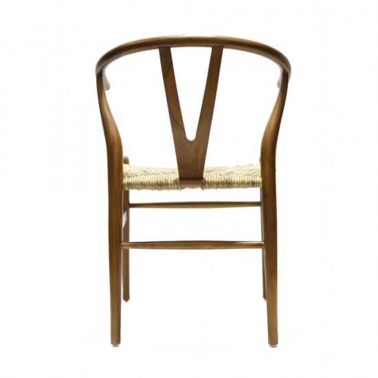 Fine Mod Imports Woodstring Dining Chair, Walnut