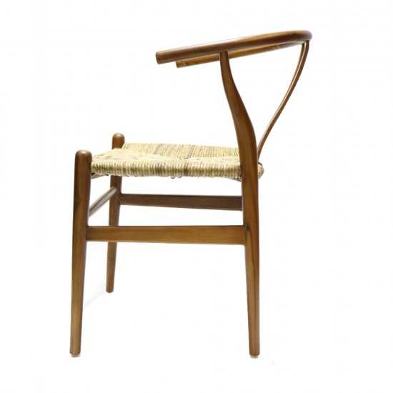 Fine Mod Imports Woodstring Dining Chair, Walnut