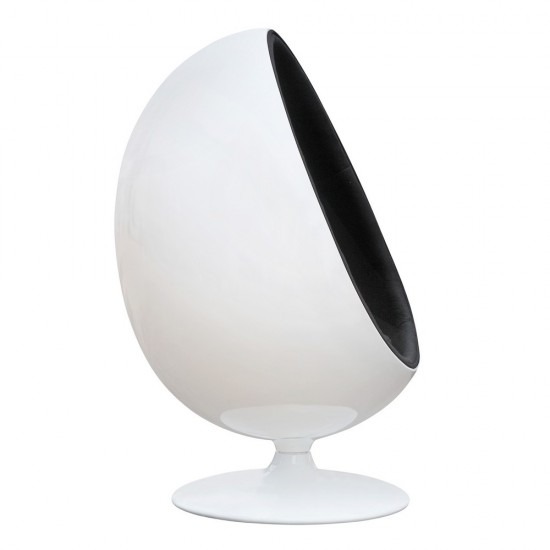 Fine Mod Imports Easter Chair, Black