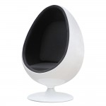 Fine Mod Imports Easter Chair, Black