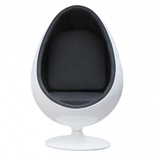 Fine Mod Imports Easter Chair, Black