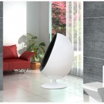 Fine Mod Imports Easter Chair, Black