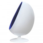 Fine Mod Imports Easter Chair, Blue