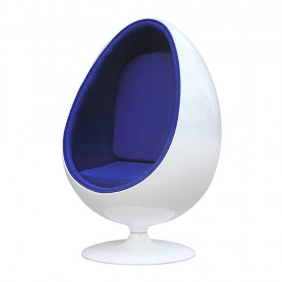 Fine Mod Imports Easter Chair, Blue