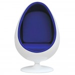 Fine Mod Imports Easter Chair, Blue