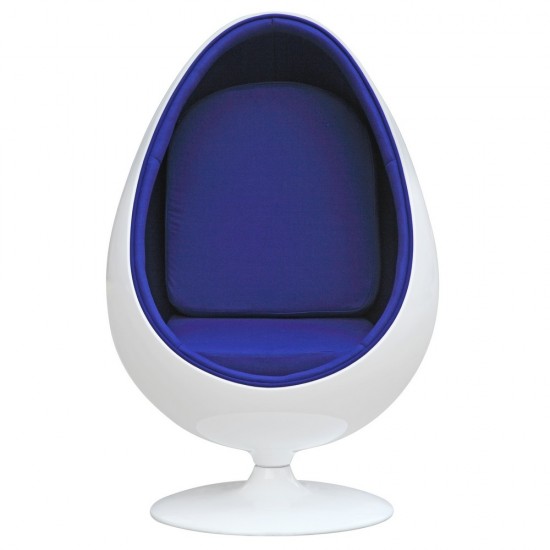 Fine Mod Imports Easter Chair, Blue