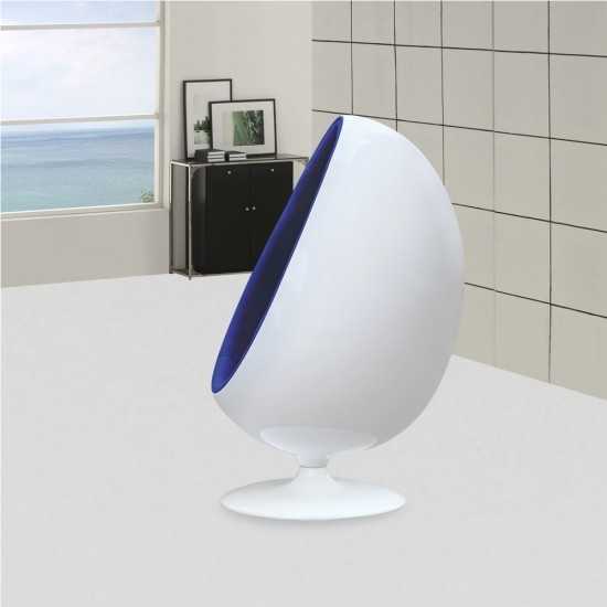 Fine Mod Imports Easter Chair, Blue