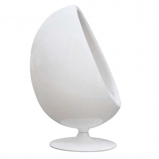 Fine Mod Imports Easter Chair, White