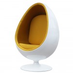 Fine Mod Imports Easter Chair, Yellow