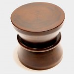 Fine Mod Imports Block Counter Stool, Walnut