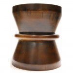 Fine Mod Imports Block Counter Stool, Walnut