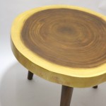 Fine Mod Imports Block End Coffee Table Solid Wood, Walnut