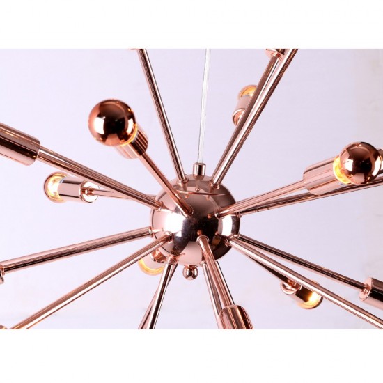 Fine Mod Imports Spark Hanging Chandelier 23", Copper