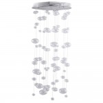 Fine Mod Imports Bubble Chandelier, Clear