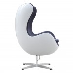 Fine Mod Imports Fiesta Fiberglass Chair In Wool, Gray