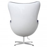 Fine Mod Imports Fiesta Fiberglass Chair In Wool, Gray