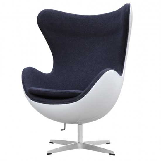 Fine Mod Imports Fiesta Fiberglass Chair In Wool, Gray