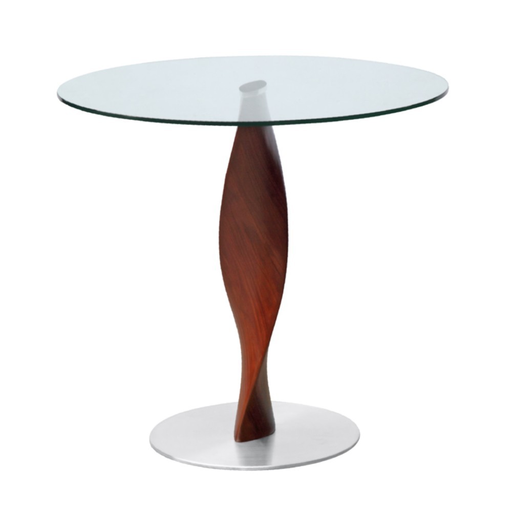 Fine Mod Imports Edge Dining Table 36", Clear