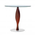 Fine Mod Imports Edge Dining Table 36", Clear