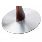 Fine Mod Imports Edge Dining Table 36", Clear