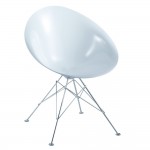 Fine Mod Imports Eco Wirebase Dining Chair, White