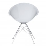 Fine Mod Imports Eco Wirebase Dining Chair, White