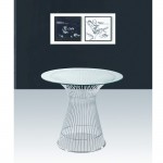 Fine Mod Imports Libo Dining Table 48", Clear