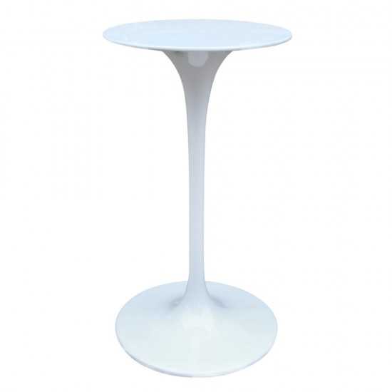 Fine Mod Imports Flower Bar Table, White