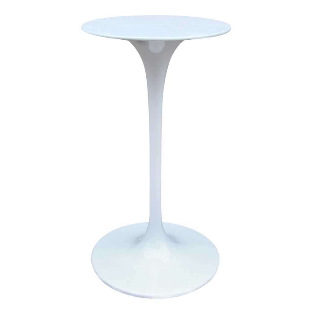 Fine Mod Imports Flower Bar Table, White