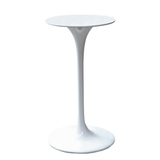 Fine Mod Imports Flower Bar Table, White