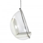 Fine Mod Imports Balloon Hanging Chair, White