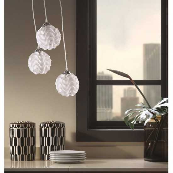 Fine Mod Imports Shade Hanging Lamp, White